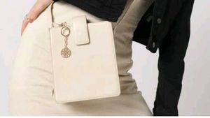 Crossbody Bag With Metal Accent Logo