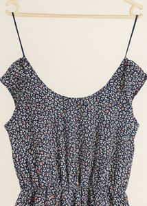 Floral Print Bubble Hem Dress