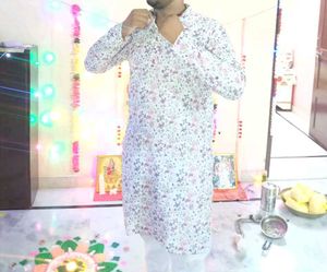 Floral Print Kurta Set