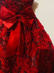Red Floral Dress (Sold)