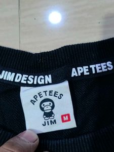 Ape Tees Sweatshirt Black Size M