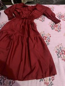 Chic Red Midi Dress