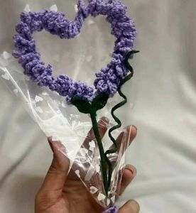 Crochet Heart Shaped Bouquet – Handmade with Love