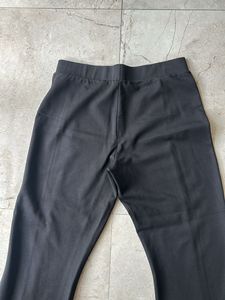 Black Flared Cropped Pants