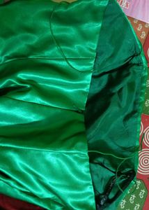 PREMIUM GREEN PARTY DRESS FOR WOMEN