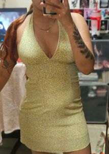 Floral Halter Mini Dress