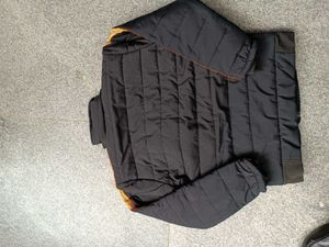 Voxati Men&#39;s Black Jacket, Cap/Hood not available