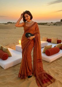✨✨Elegant Orange Saree