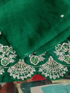 Emerald Green Embroidered Xl Salwar Kameez