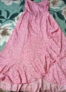 Floral Print Ruffle Hem Midi Dress (Each 500)