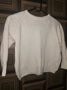 White Knit Sweater 🤍