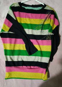 Striped Long Sleeve Top