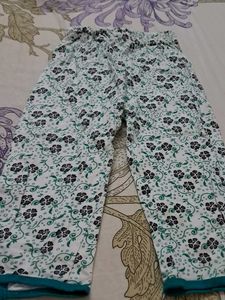 Floral Print Girls Pants