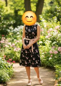 Floral Print Sundress L size