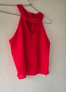 Women&#39;s Red Halter Top