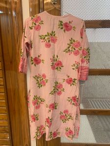 Floral Print Kurta