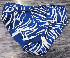Blue Zebra Bikini Bottom🧡