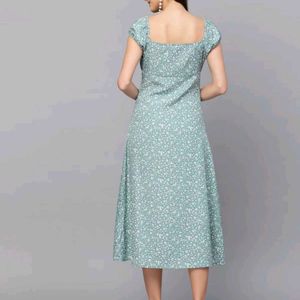 Floral Print Midi Dress