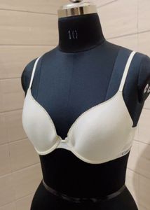 Calvin Klein Stone Comfortable White Bra