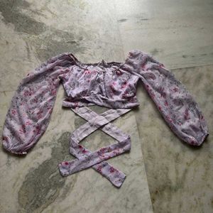 Floral Crop Top