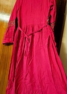 Beautiful anarkali kurta style Dark Pink