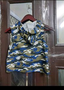 Army Print Top