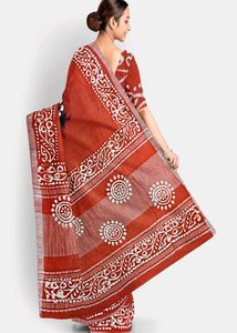 Elegant Batik Print Saree