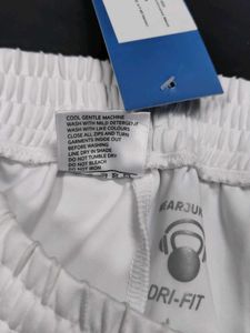 White Stretchable Shorts