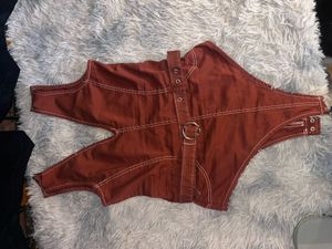 Chic Denim bodysuit top