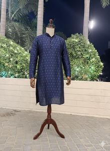 Navy Blue Kurta