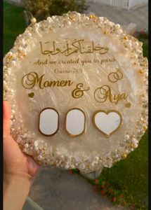 Resin Handmade Wedding Plaque