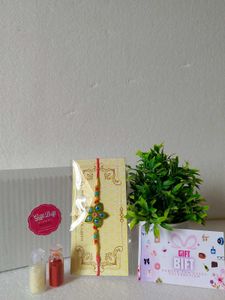 “Elegant Rakhi Gift Hamper for Sister &amp; Brother –