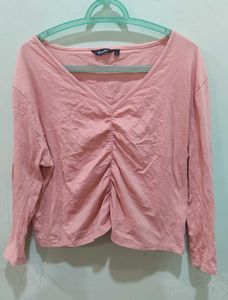 Pink Zudio Long Sleeve Top