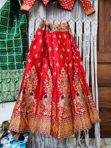 Red Lehenga Choli Set