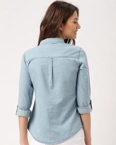 ✨ Light Blue Denim Shirt for Women ✨