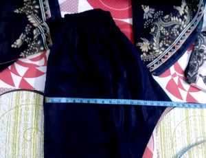New Navy Blue Kurta Set