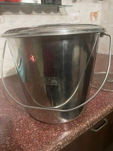 Stainless Steel Bucket with Lid