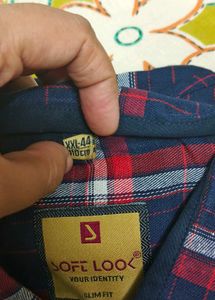 Soft Look Slim Fit Plaid Shirt