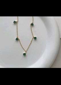 Emerald Chain Bracelet