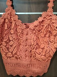 lace crop top