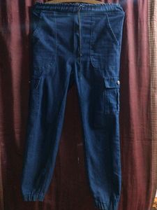 Jogger Fit Women Dark Blue Jeans