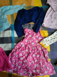 4 Sets Of Baby Girl Dresses