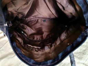 Leather Tote Bag with Unique Design