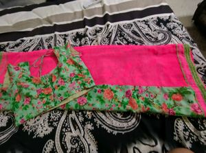 Floral Print Saree