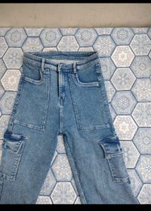 Blue Cargo Jeans
