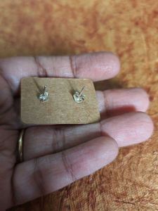 92.5| silver tiny Owl Stud Earrings