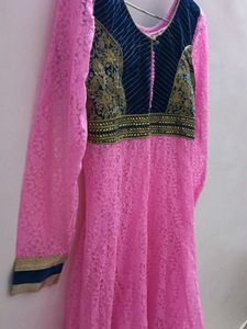 Pink Anarkali Dress
