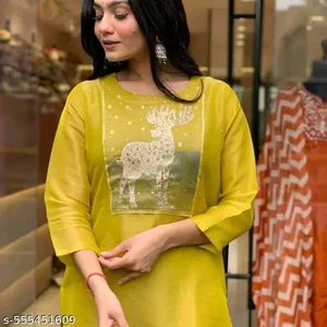 Women&#39;s Chanderi Cotton Suit