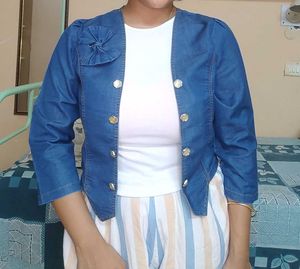 Denim Waist Coat