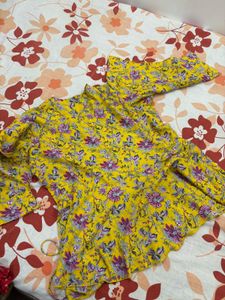 3xl Floral Wrap Top
